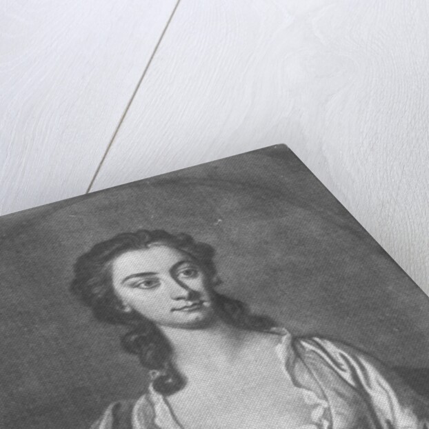 Portrait of Mrs Cibber, actress and singer, engraved by John Faber, 1746 by Thomas Hudson
