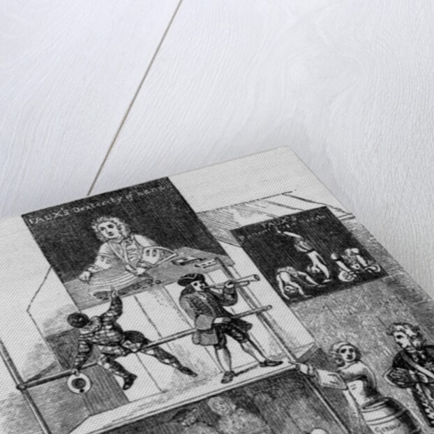 Two Adverts Relating to Faux, the Conjurer, c.1731-34 by English School