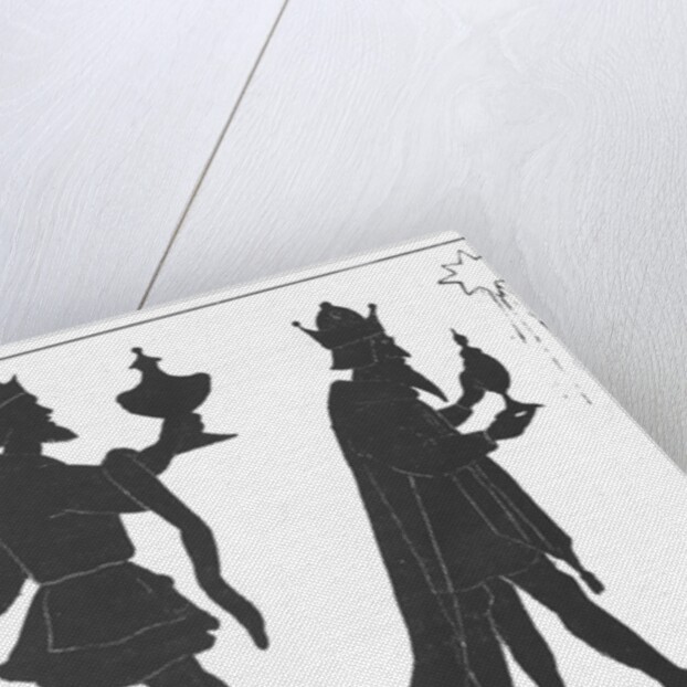 Silhouette of the Three Kings by English School