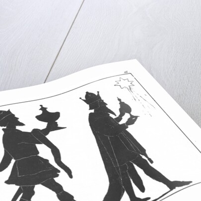 Silhouette of the Three Kings by English School
