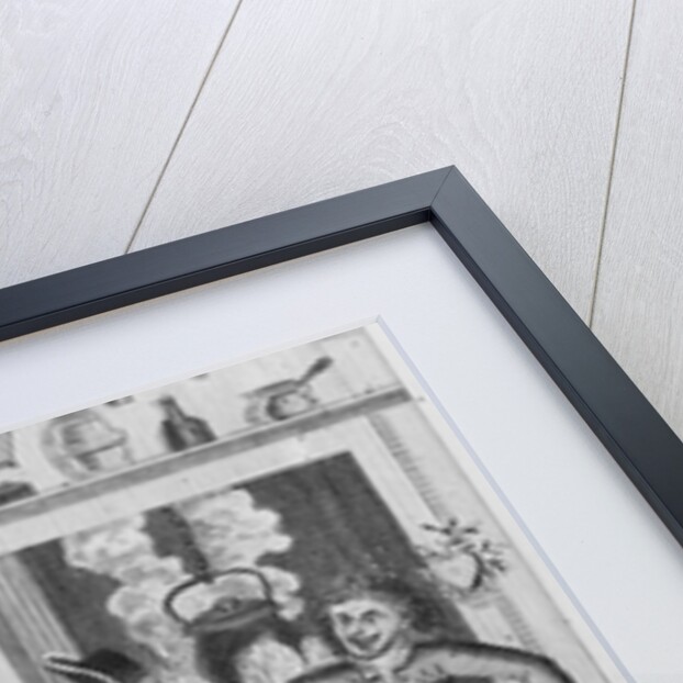 Christmas Gambols, or a Kiss Under the Mistletoe, 1794 by English School