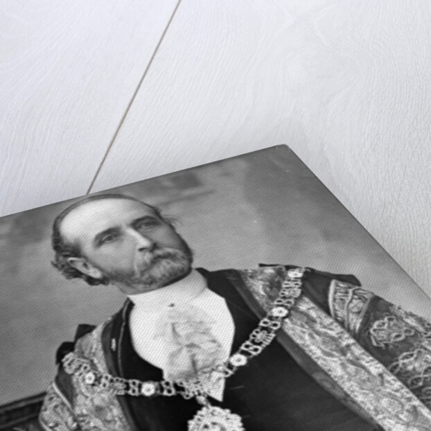 Sir James Whitehead, Lord Mayor of London, c.1888-9 by English Photographer