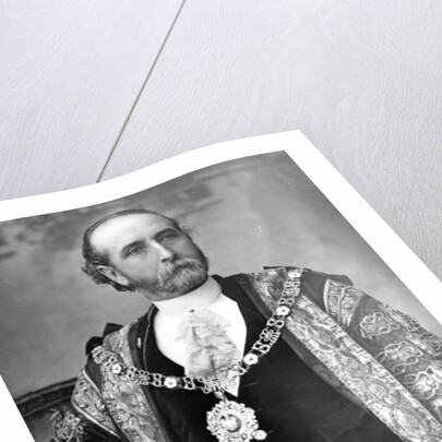 Sir James Whitehead, Lord Mayor of London, c.1888-9 by English Photographer