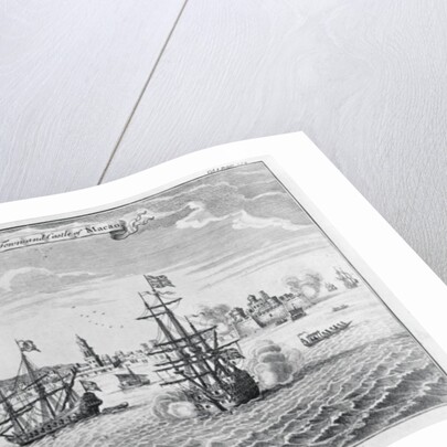 A view of the town and castle of Macao, c.1708 by English School