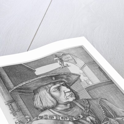 Emperor Maximilian I by Lucas van (after) Leyden
