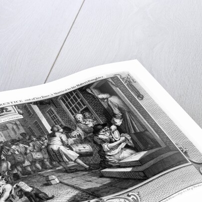 The Industrious 'Prentice out of his Time and Married to his Master's Daughter, plate VI of 'Industry and Idleness', 1747 by William Hogarth