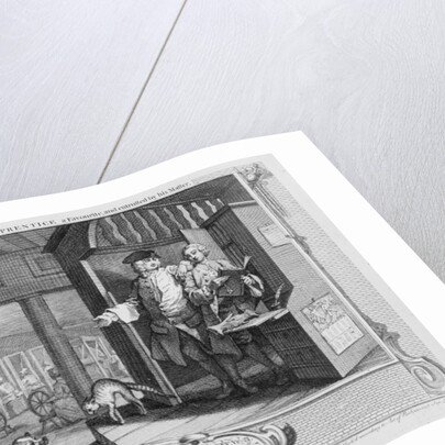The Industrious 'Prentice a Favourite and Entrusted by his Master by William Hogarth