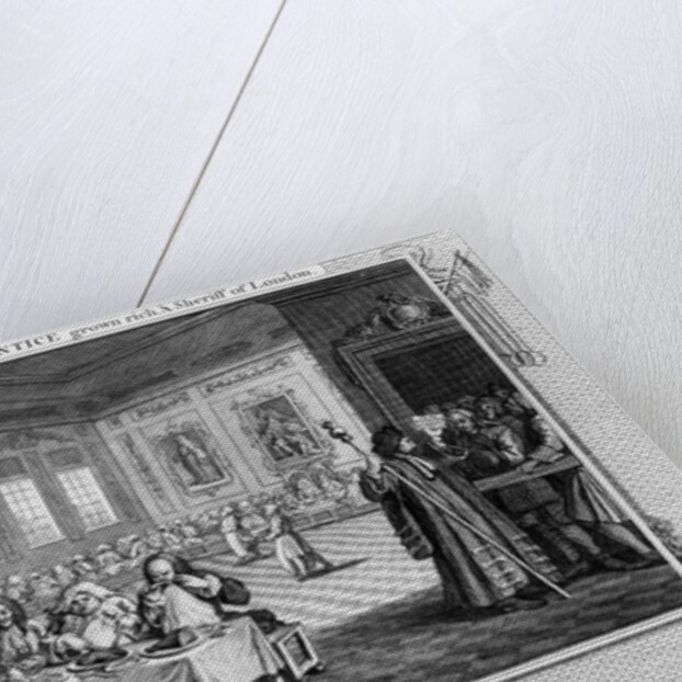 he Industrious 'Prentice Grown Rich, and Sheriff of Londo by William Hogarth