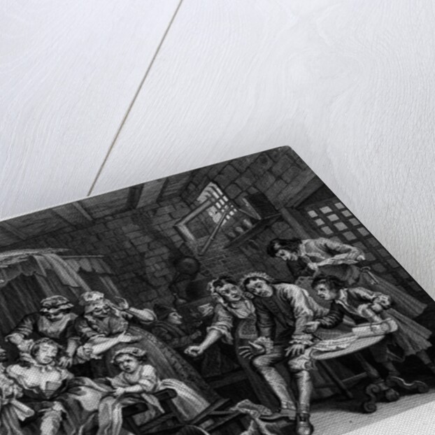 Scene VII: The Rake in Prison, 1735 by William (after) Hogarth