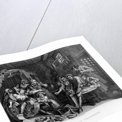 Scene VII: The Rake in Prison, 1735 by William (after) Hogarth