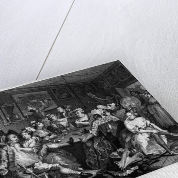 Scene III: The Rake at the Rose Tavern, 1735 by William (after) Hogarth