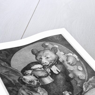 The Bruiser Charles Churchill, once the Reverend, in the Character of a Russian Hercules, 1763 by William Hogarth