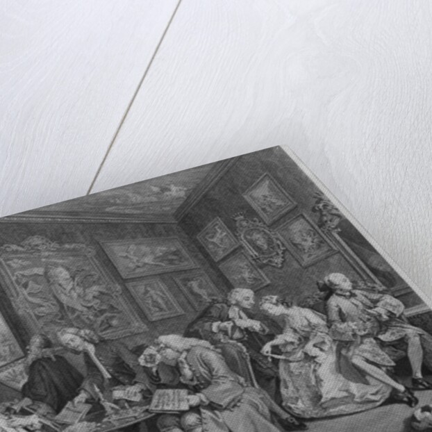 Marriage a la Mode, Plate I, The Marriage Settlement, 1745 by William Hogarth