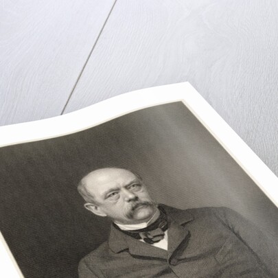Portrait of Otto von Bismarck engraved by William Holl from a photograph, pub. by William Mackenzie by Anonymous