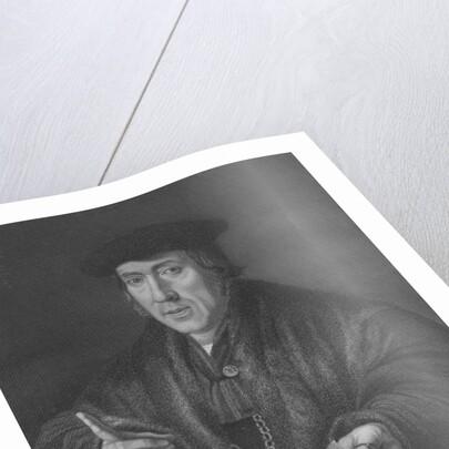 Portrait of Sir John More, engraved by W.T.Mote by Jan Cornelisz (after) Vermeyen