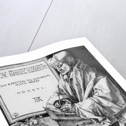 Desiderius Erasmus of Rotterdam, 1526 by Albrecht Dürer or Duerer