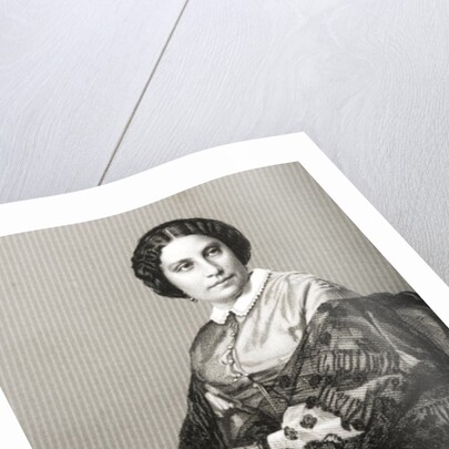 Madame Caroline Marie Felix Miolan-Carvalho engraved by D.J. Pound from a photograph by John Jabez Edwin Paisley (after) Mayall