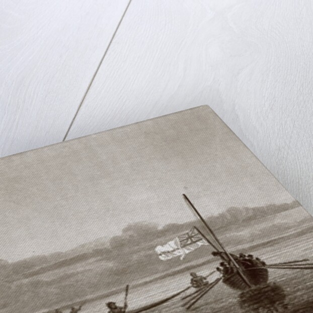 Eskimaux Coming Towards the Boats in Shoalwater Bay, July 7, 1826 by George Back