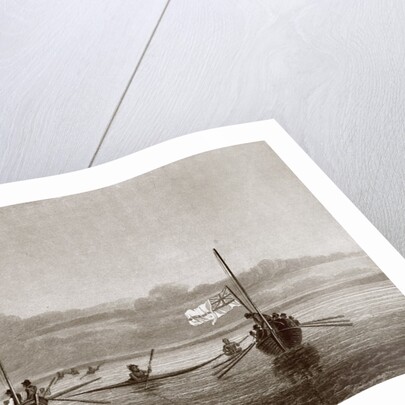 Eskimaux Coming Towards the Boats in Shoalwater Bay, July 7, 1826 by George Back