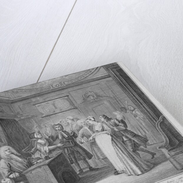 Woman Swearing a Child to a Grave Citizen, c.1735 by William Hogarth