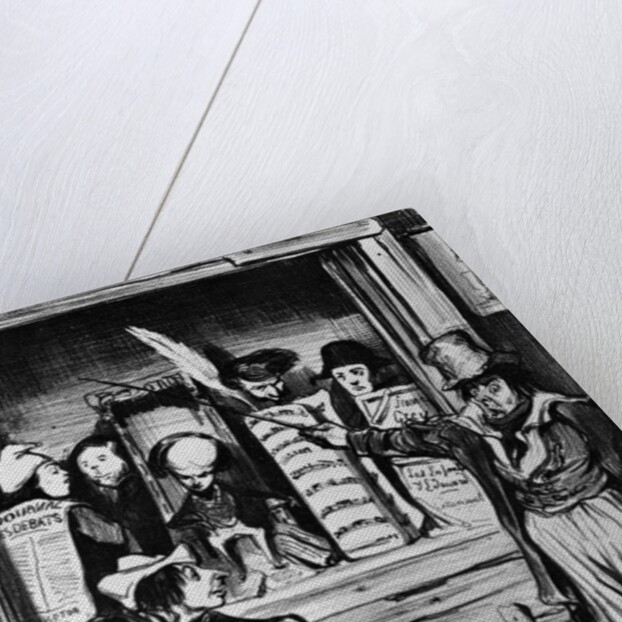 Les Saltimbanques by Honore Daumier