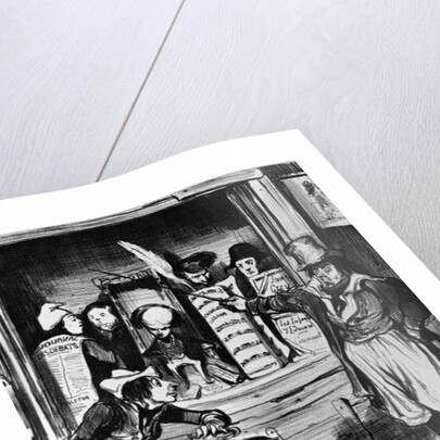 Les Saltimbanques by Honore Daumier