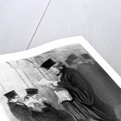 Les Gens de Justice by Honore Daumier