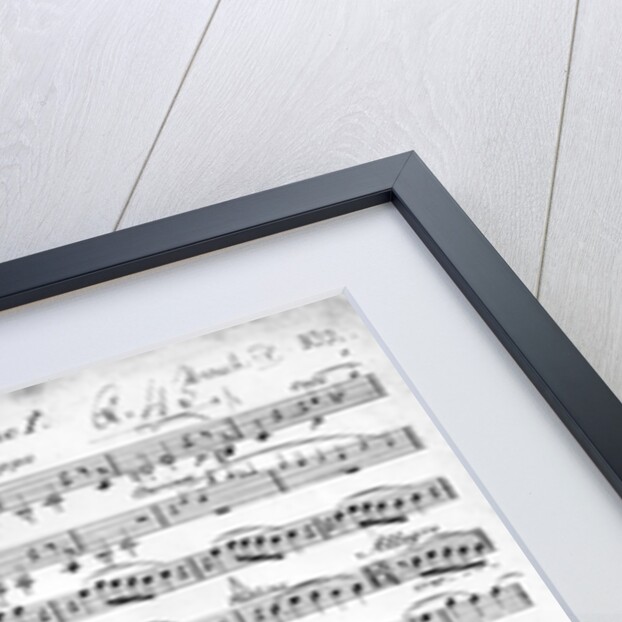 Sheet Music for the Overture to 'Egmont' by Ludwig van Beethoven, written between 1809-10 by German School