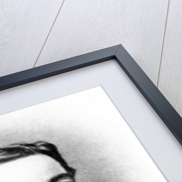 Joseph Conrad at the age of 26, engraved after a photograph from 1883 by German photographer