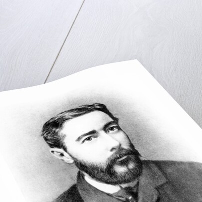 Joseph Conrad at the age of 26, engraved after a photograph from 1883 by German photographer