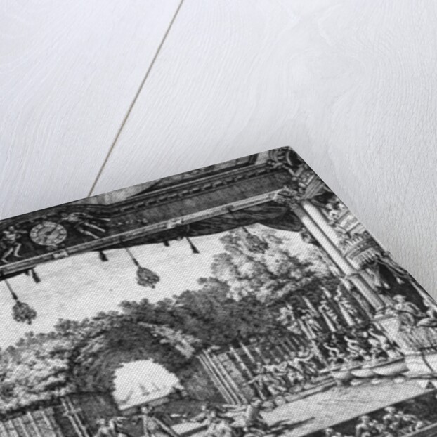 A performance of 'Le Turc Genereux' in Vienna on 6th April 1758 by Bernardo Bellotto