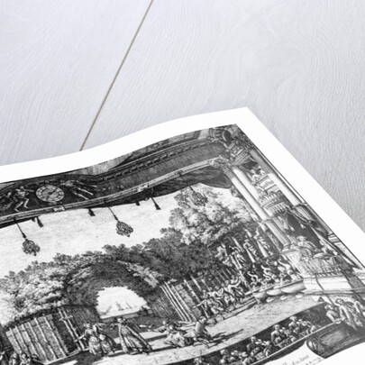 A performance of 'Le Turc Genereux' in Vienna on 6th April 1758 by Bernardo Bellotto