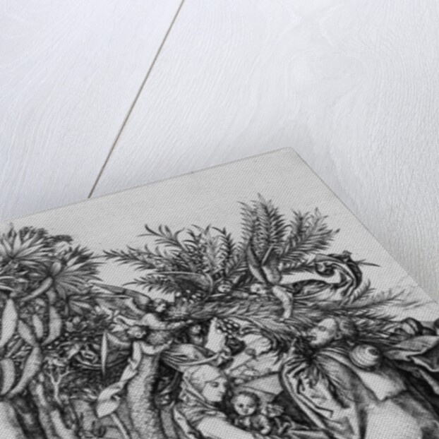 The Flight into Egypt by Martin Schongauer