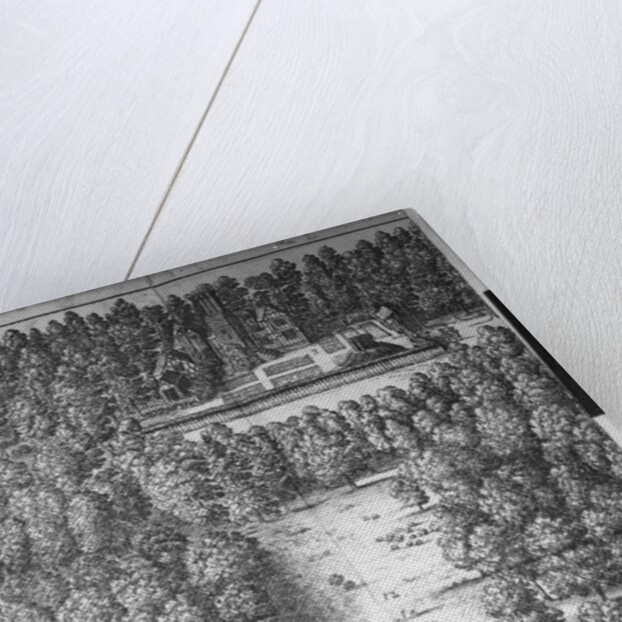 Boscobel House and Park, 1651 by Wenceslaus Hollar