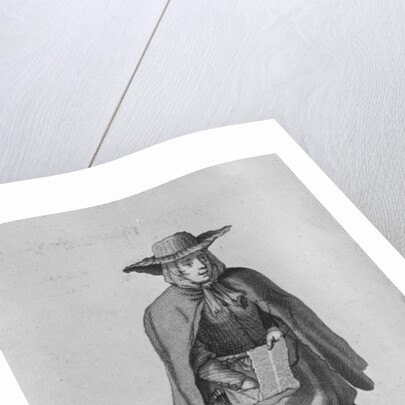 Londons Gazette here from 'The Cryes of the City of London' by Marcellus the Elder Laroon