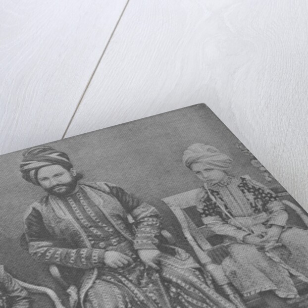 Son-in-Law and Grandsons of Sultan Shah Jahan, Begum of Bhopal by (after) English photographer