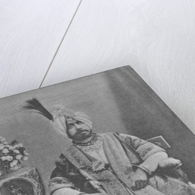 Maharaja Pratap Singhji of Jammu and Kashmir by (after) English photographer