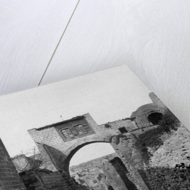 The Ecce Homo Arch across the Via Dolorosa in Jerusalem, 1857 by James & Beato Felice Robertson