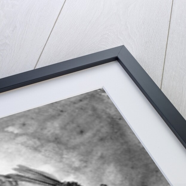 A Drummer and Commander mounted on mules, c.1638 by Rembrandt Harmensz. van Rijn