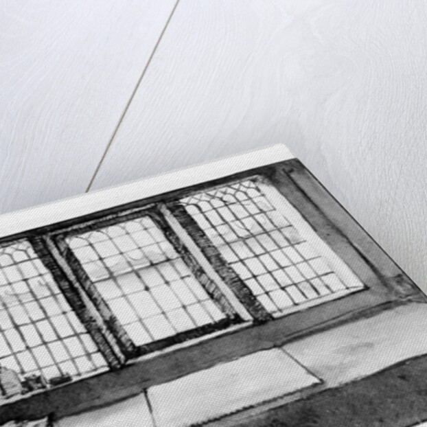 Artist's worktable at the window overlooking the river, c.1650 by Willem Drost