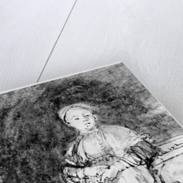 Woman with a Candle, c.1631 by Rembrandt Harmensz. van Rijn