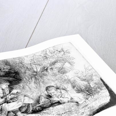 The Flute Player, 1642 by Rembrandt Harmensz. van Rijn