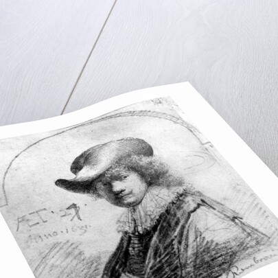 Self Portrait, c.1633 by Rembrandt Harmensz. van Rijn