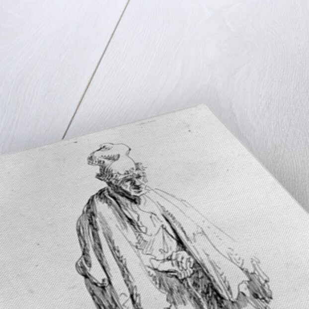 Beggar in a high cap, c.1630 by Rembrandt Harmensz. van Rijn