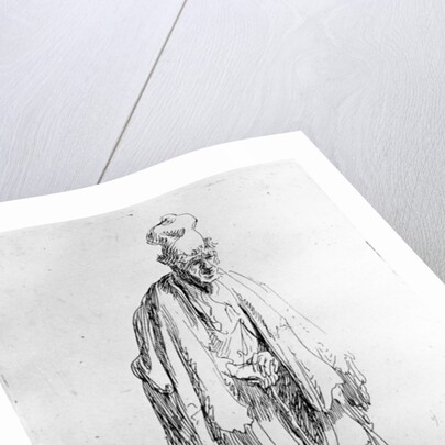 Beggar in a high cap, c.1630 by Rembrandt Harmensz. van Rijn