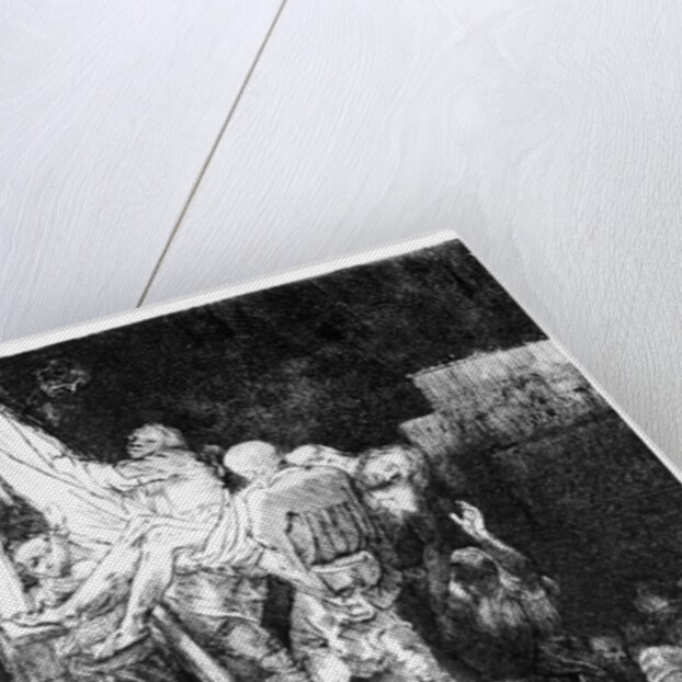 The Descent from the Cross with a Torch, 1654 by Rembrandt Harmensz. van Rijn