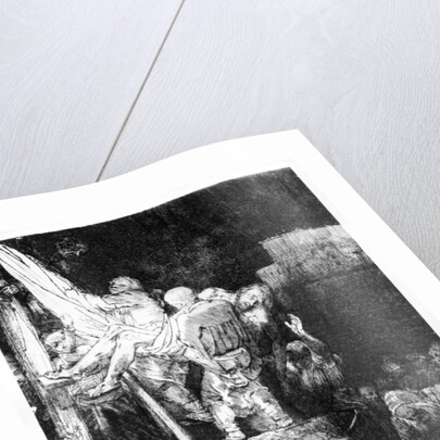 The Descent from the Cross with a Torch, 1654 by Rembrandt Harmensz. van Rijn