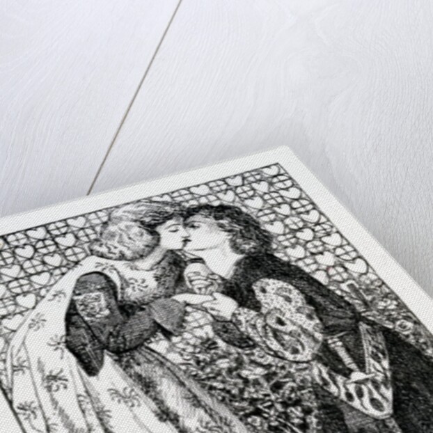 Titlepage intended for 'The Early Italian Poets', 1861 by Dante Gabriel Charles Rossetti