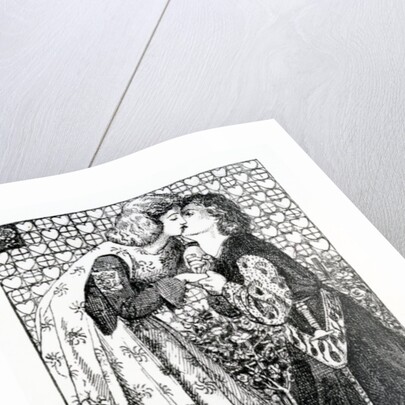 Titlepage intended for 'The Early Italian Poets', 1861 by Dante Gabriel Charles Rossetti