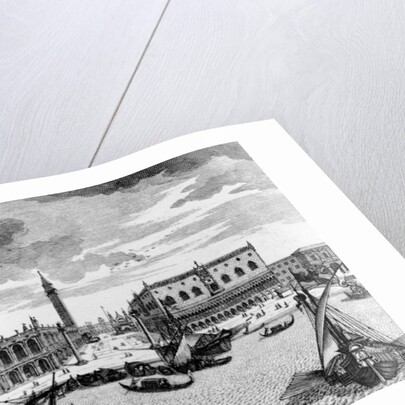 View of St. Mark's Square from the Lagoon, Venice by Francesco Zucchi